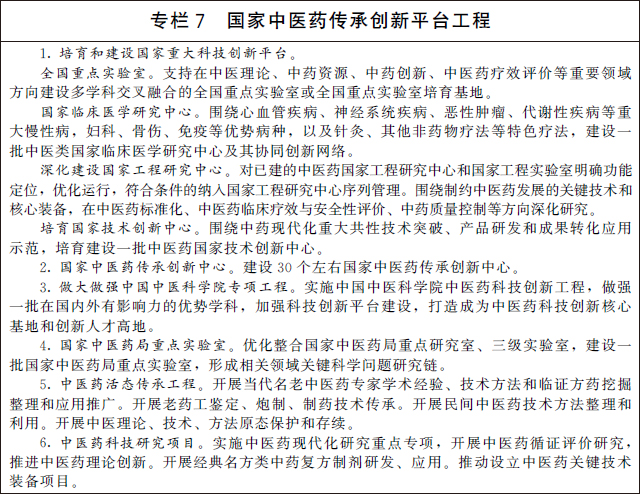 國務(wù)院辦公廳關(guān)于印發(fā) “十四五” 中醫(yī)藥發(fā)展規(guī)劃的通知(圖9) 國務(wù)院辦公廳關(guān)于印發(fā) “十四五” 中醫(yī)藥發(fā)展規(guī)劃的通知(圖9)